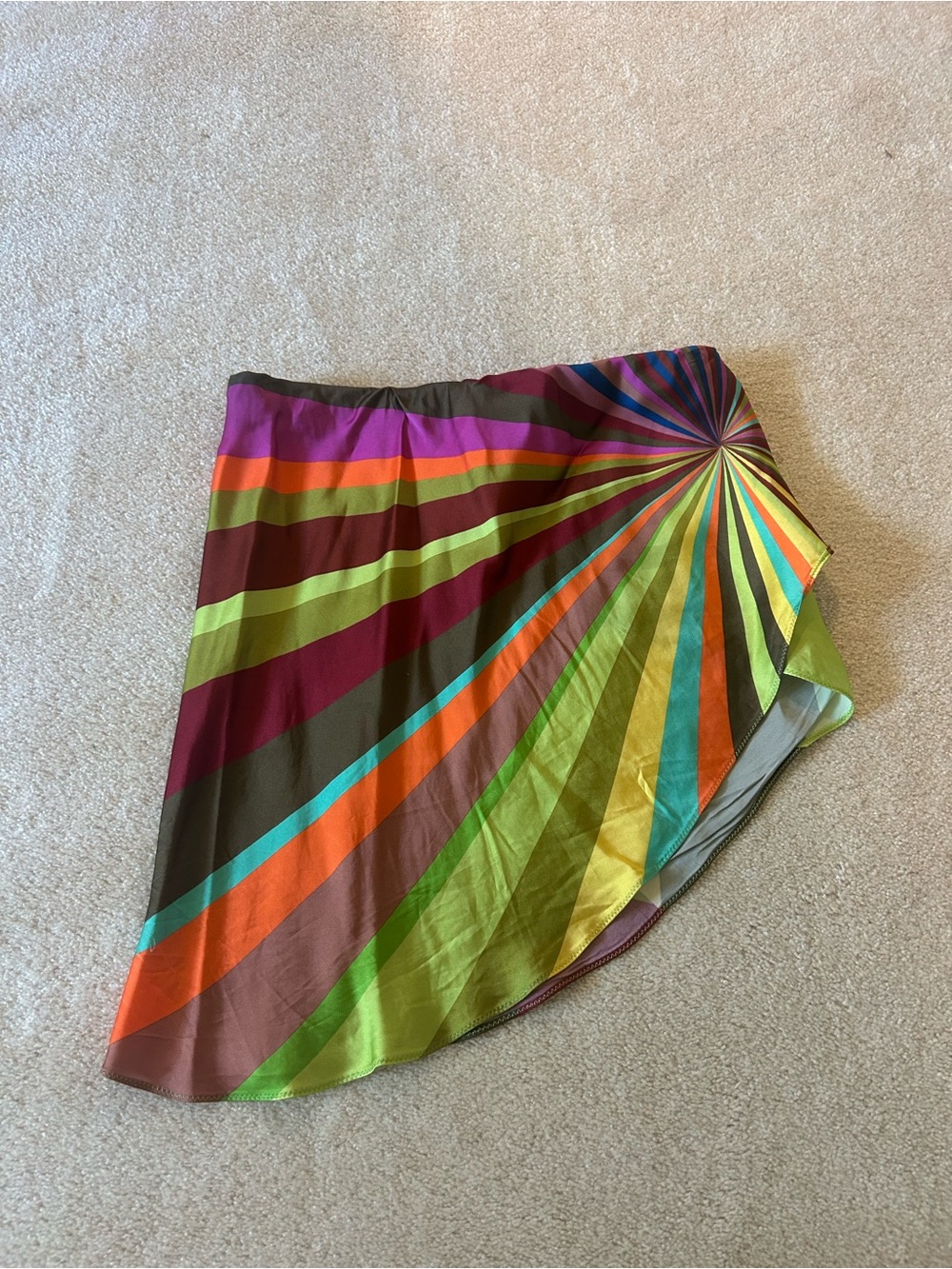 Sheridan For Tish Martha Sherbert Silk Shirt/Skirt - Picture 3 of 8